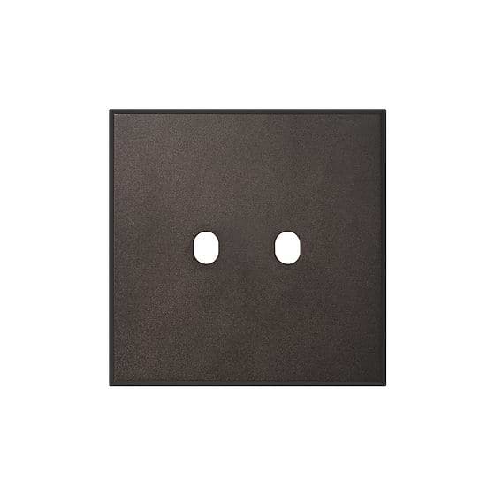 Heritage Bronze 2 Gang TM Module Grid Switch Plate - The Palaces Collection