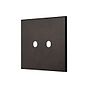 Heritage Bronze 2 Gang TM Module Grid Switch Plate - The Palaces Collection