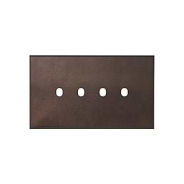 Heritage Bronze 4 Gang TM Rectangular Module Grid Switch Plate - The Palaces Collection