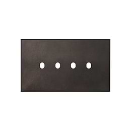 Heritage Bronze 4 Gang TM Module Grid Switch Plate - The Palaces Collection