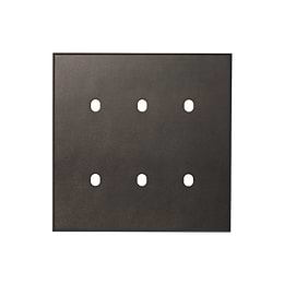 Heritage Bronze 6 Gang TM Module Grid Switch Plate - The Palaces Collection