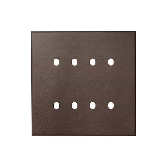 Heritage Bronze 8 Gang TM Module Grid Switch Plate - The Palaces Collection