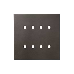 Heritage Bronze 8 Gang TM Module Grid Switch Plate - The Palaces Collection