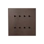 Heritage Bronze 8 Gang 20A 2 Way Toggle Switch with Bronze Toggle - The Palaces Collection