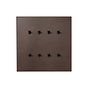 Heritage Bronze 8 Gang 20A 2 Way Retractive Toggle Switch with Bronze Toggle - The Palaces Collection