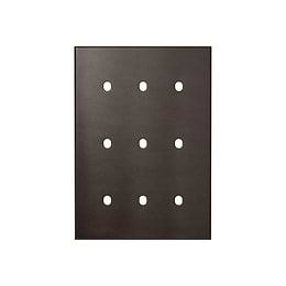 Heritage Bronze 9 Gang TM Module Grid Switch Plate - The Palaces Collection