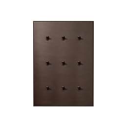 Heritage Bronze 9 Gang 20A 2 Way Toggle Switch with Bronze Toggle - The Palaces Collection