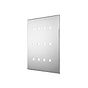 Nickel 12 Gang TM Module Grid Switch Plate - The Palaces Collection