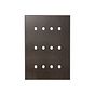 Heritage Bronze 12 Gang TM Module Grid Switch Plate - The Palaces Collection