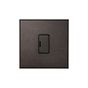 Heritage Bronze 13A Double Pole Unswitched Fused Spur with Black Insert  - The Palaces Collection