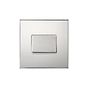 Nickel 1 Gang 10A 1 Way 3-Pole Extractor Fan Isolator Switch with White Insert - The Palaces Collection