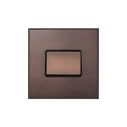 Heritage Bronze 1 Gang 10A 1 Way 3-Pole Extractor Fan Isolator Switch with Black Insert  - The Palaces Collection