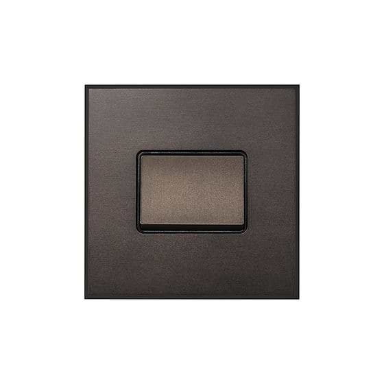 Heritage Bronze 1 Gang 10A 1 Way 3-Pole Extractor Fan Isolator Switch with Black Insert - The Palaces Collection