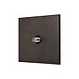 Heritage Bronze 1 Gang Satellite Socket with Black Insert  - The Palaces Collection