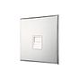 Nickel 1 Gang BT Master Telephone Socket with White Insert - The Palaces Collection