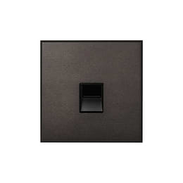 Heritage Bronze 1 Gang BT Secondary Telephone Socket with Black Insert - The Palaces Collection
