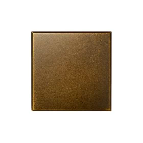 Aged Brass Single Blank Plate - The Palaces Collection