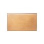 Natural Brass Double Blank Plate  - The Palaces Collection