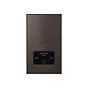 Heritage Bronze 230V/115V Dual Voltage Shaver Socket with Black Insert - The Palaces Collection