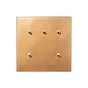 Natural Brass 5 Gang 20A 2 Way Toggle Switch - The Palaces Collection