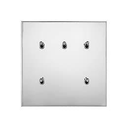Soho Lighting Nickel 5 Gang 20A 2 Way Toggle Switch - The Palaces Collection