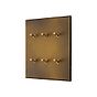 Aged Brass 6 Gang 20A 2 Way Retractive Toggle Switch - The Palaces Collection