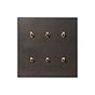 Heritage Bronze 6 Gang 20A 2 Way Retractive Toggle Switch - The Palaces Collection
