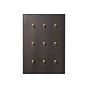Heritage Bronze 9 Gang 20A 2 Way Toggle Switch - The Palaces Collection