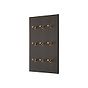 Heritage Bronze 9 Gang 20A 2 Way Retractive Toggle Switch - The Palaces Collection