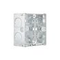 1 Gang 35mm Glavanised Steel Flush Knock Out (Back) Box