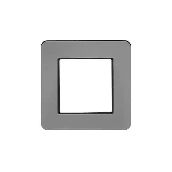 The Connaught Collection Black Nickel Flat Plate LED Stair Light - Cool White 