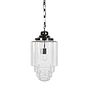 Soho Lighting Glasshouse Nickel Clear Pendant Light - The Schoolhouse Collection