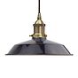 Small Trinity Metal Painted Pendant Light in Squid Ink Blue 