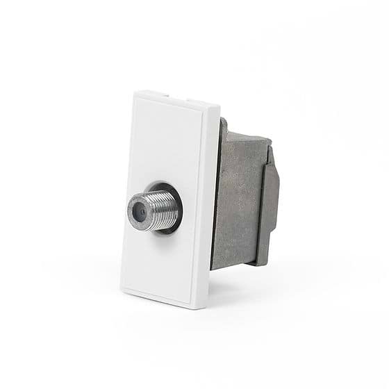 White F Connector (Screened) EM-Euro Module