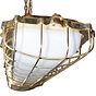 Soho Lighting Warwick Brass Industrial Strip Large Pendant Light - The Statement Collection