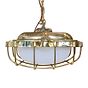 Soho Lighting Warwick Brass Industrial Strip Large Pendant Light - The Statement Collection