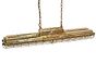 Soho Lighting Warwick Brass Industrial Strip Large Pendant Light - The Statement Collection
