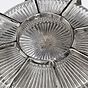 Soho Lighting Carlisle Web Prismatic Glass IP65 Outdoor & Bathroom Nickel Bulkhead Wall Light