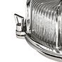 Soho Lighting Carlisle Web Prismatic Glass IP65 Outdoor & Bathroom Nickel Bulkhead Wall Light