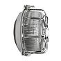 Soho Lighting Carlisle Web Prismatic Glass IP65 Outdoor & Bathroom Nickel Bulkhead Wall Light