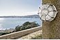 Soho Lighting Carlisle Web Prismatic Glass IP65 Outdoor & Bathroom Nickel Bulkhead Wall Light