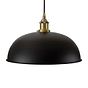 Worcester Painted Pendant Light in Matt Black