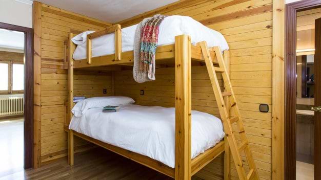 Bunks in a family room