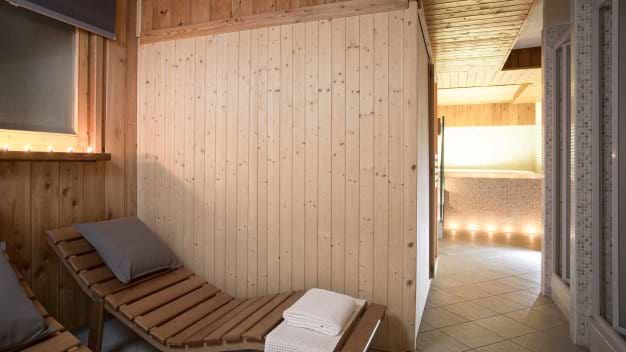 Wellness area sauna