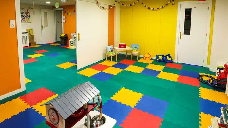 One of the kids' club rooms