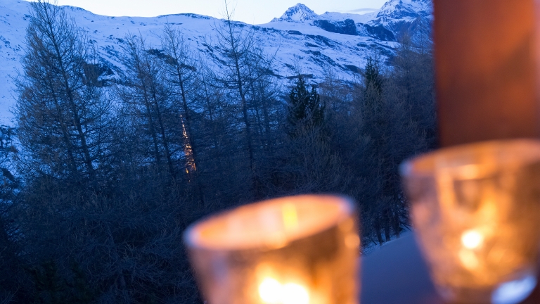 Wonderful mountain views from the chalet