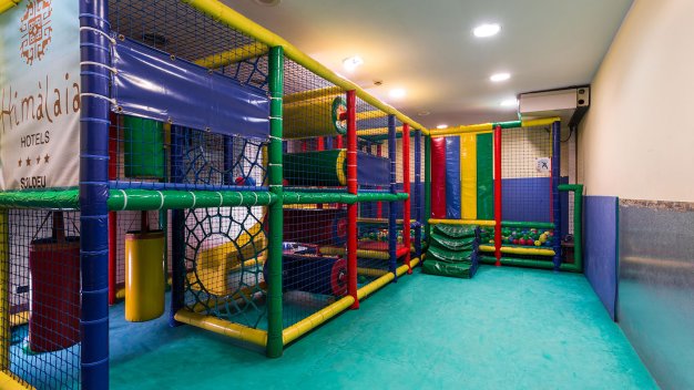 The soft play area 