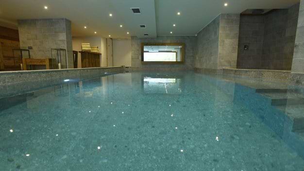 Spa with indoor pool