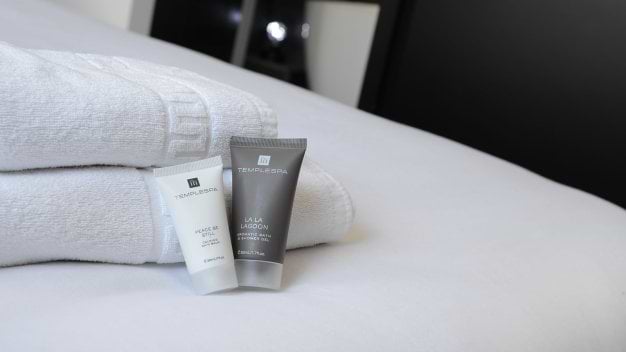 Luxurious Temple Spa products in every room