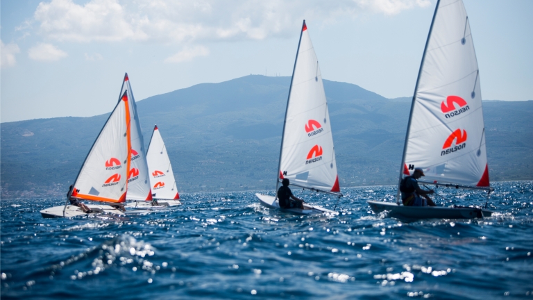 Dinghy sailing at Buca Beach Club